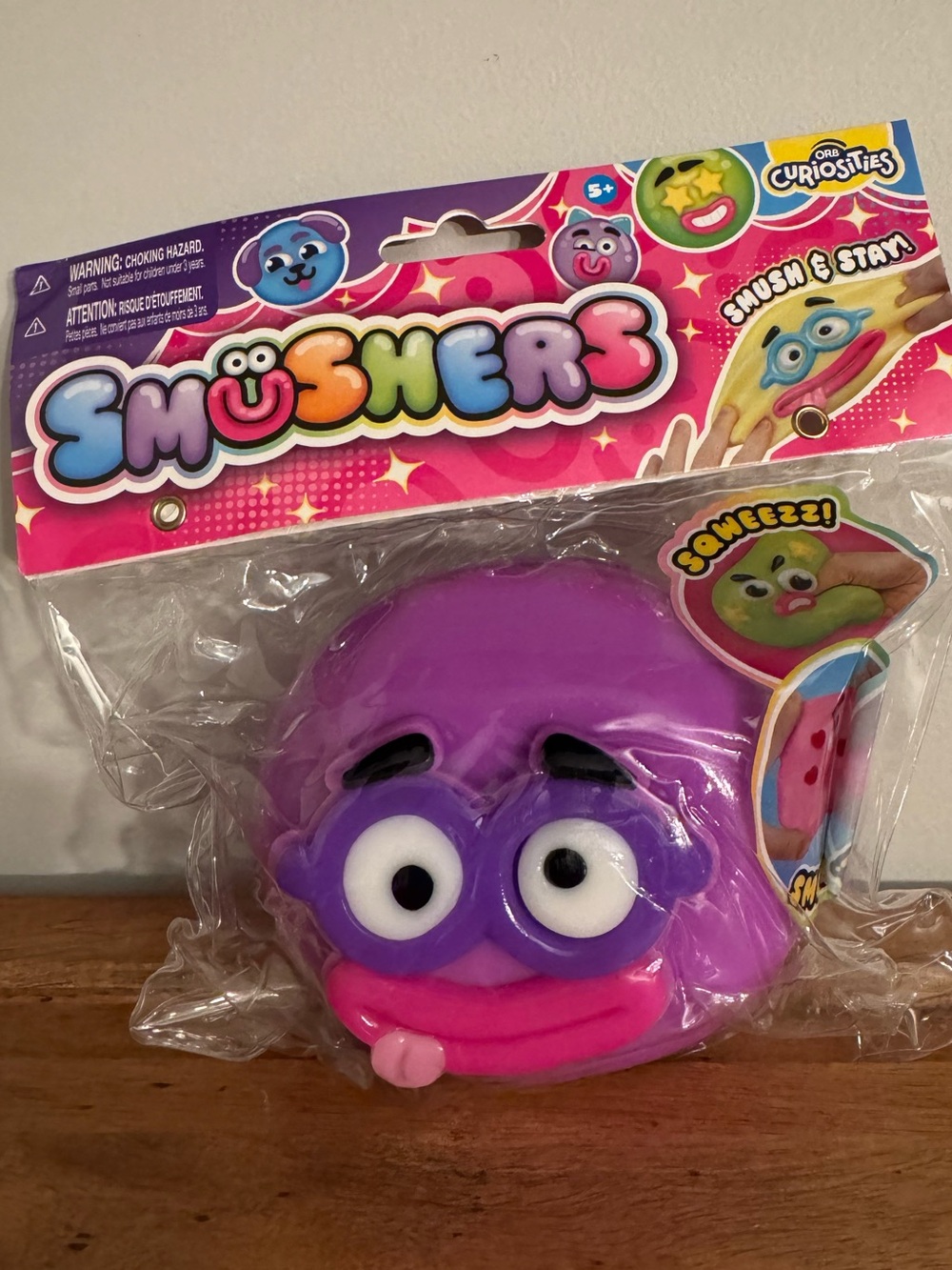 ORB Curiosities Smushers Squeeze - Purple Face